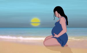 maternity, beach, birth